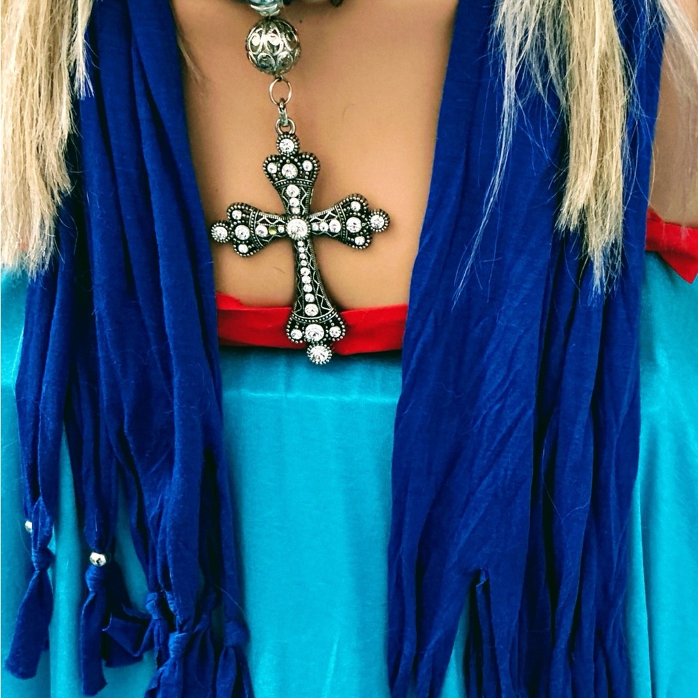 Elegant Blue Scarf